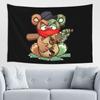 Cartoon Bear Background Cloth Office Living Room Tapestry Home Wall Decoration Tapestry