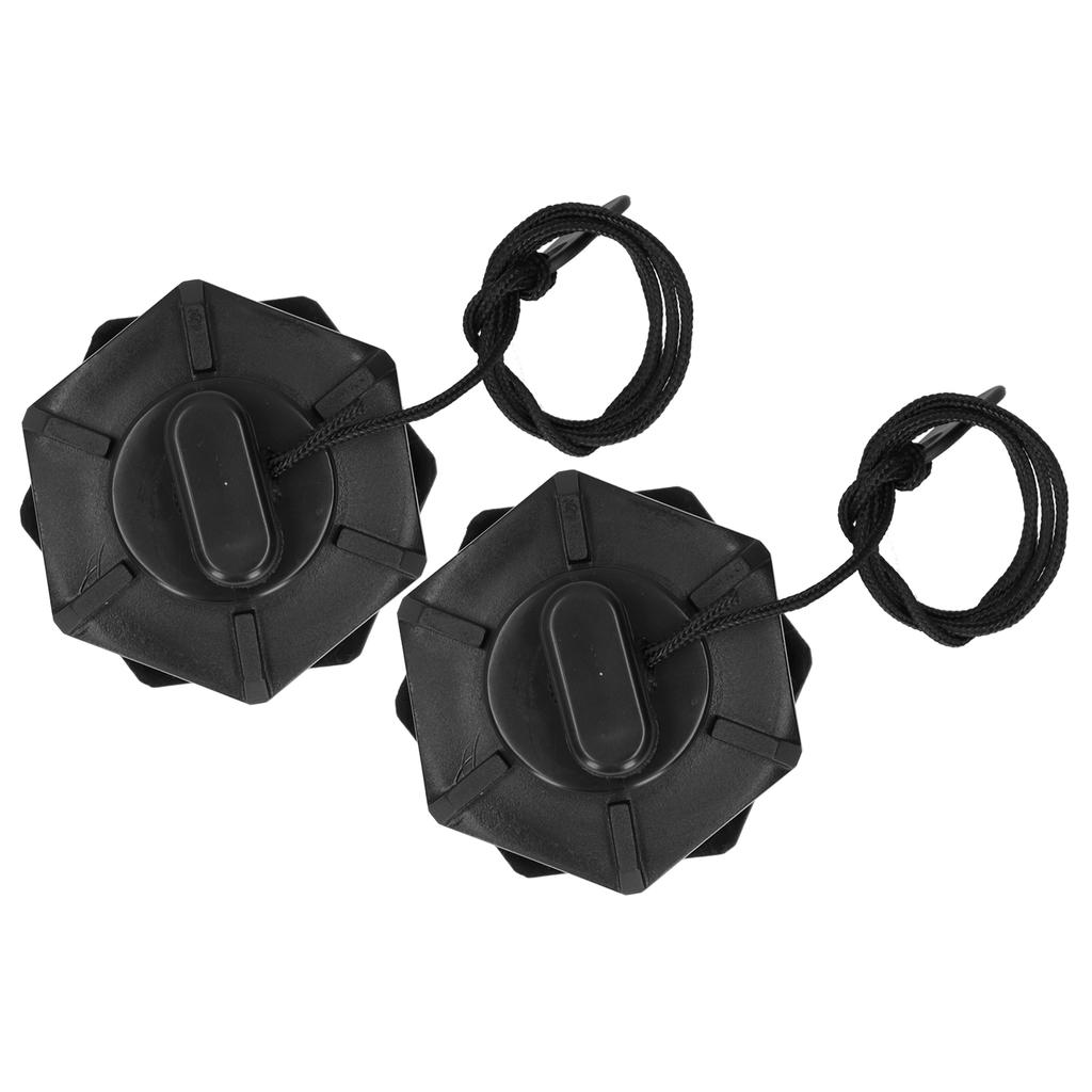 2Pcs PVC Hex Drain Valve Replacement for Yacht Inflatable Fishing Boat Kayak Canoe