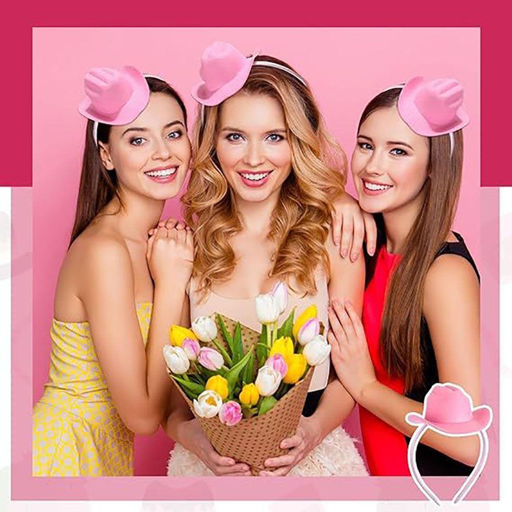 Headwear Cowgirl Hat Hair Hoop Hair Accessories Festival Hairband Fashion Cowboy Hat Headband