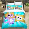 Lankybox Foxy Boxy Cute Bedding Collections Exquisite Bed Supplies Set Duvet Cover Bed Comforter Set Bedding Set Luxury Birthday Gift