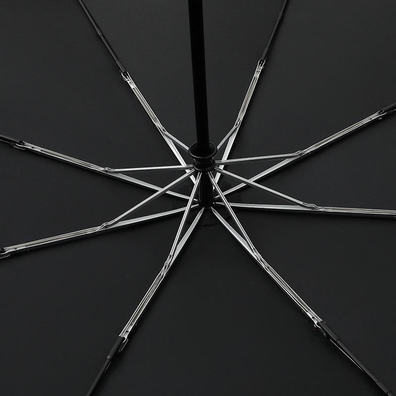 PARACHASE 1.2m Fully Automatic Folding Umbrella with Knife Handle - Korean Forest Design, Business Style.