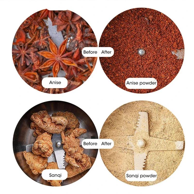 Электрическая многофункциональная новая кофемолка для кофе, кухонные зерна, зерновые, орехи, специи, мельница для зерен, машина для домашних кофемолок