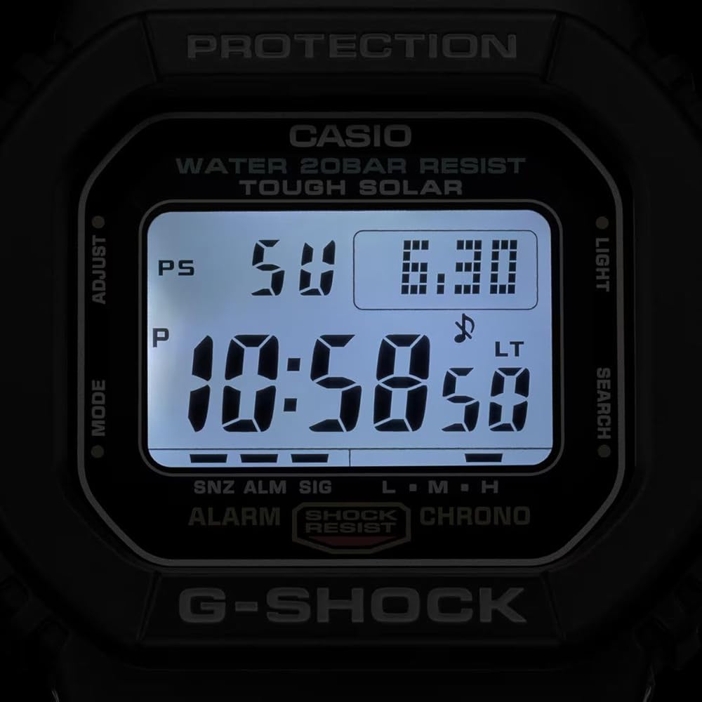Casio G-Shock Origin Серия 5600 Мировое время Солнечная батарея Мужские часы G-5600UE-1DR