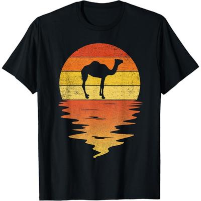 Винтажная рубашка Camel 70-х винтаж ретро закат Верблюд Футболка