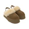 UGG Funkette Slipper Chestnut женские кроссовки коричневые 1113474-CHE