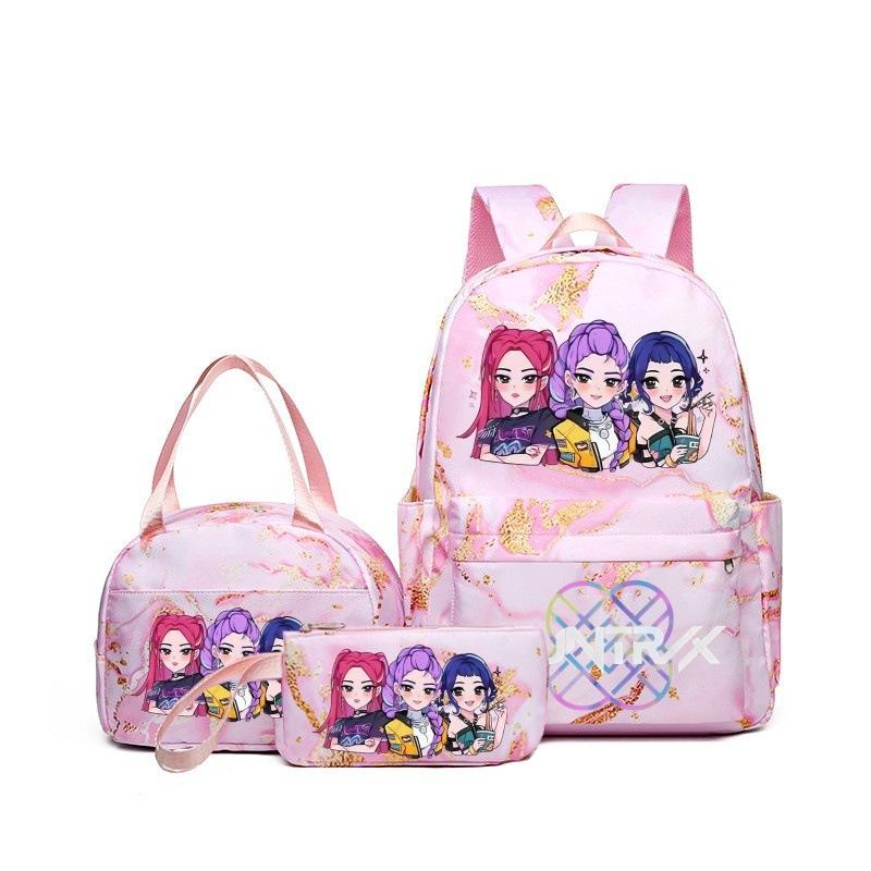 Kpop Witch Hunter Girl Group Heat Transfer Printing Schoolbag Middle And High School Large Capacity Student Casual Backpack