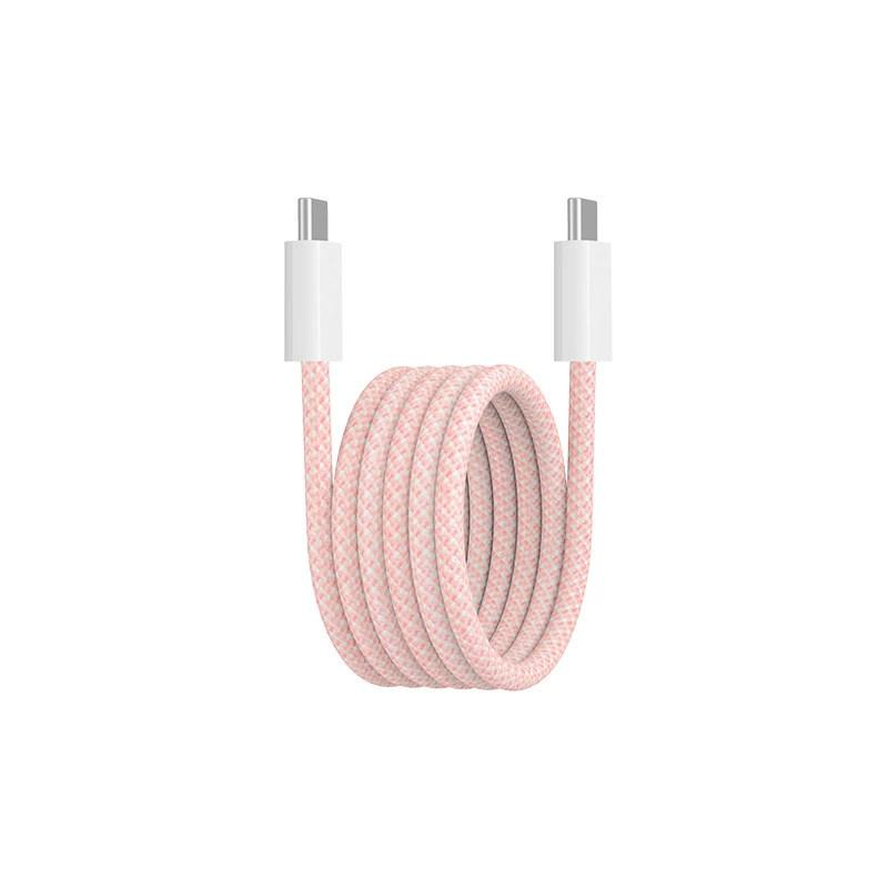 Кабель USB C - USB C с магнитной фиксацией PD 100 Вт 100 Вт PD 3.1 Быстрая зарядка Зарядное устройство Нейлоновая оплетка для iPhone17/16/15 ipad xiaomi