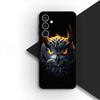 Protective Cover for Samsung Galaxy S24 S25 S23 FE Ultra Plus S7 Edge S25+ S23+ A56 5G Casing Phone Case Cartoon Owl Anime