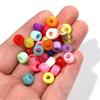 200pcs Round Colorful Acrylic Hair Beads Glow In the Dark for Kids Girls Braids and Women Fashion Hair Accessories