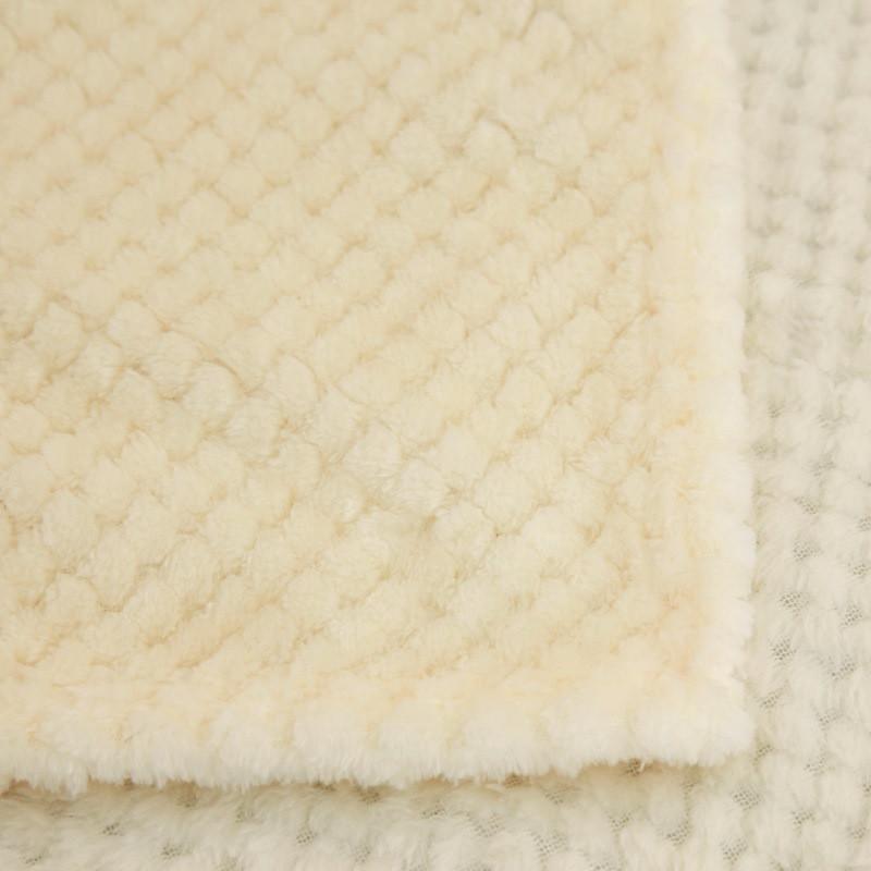 Мягкое теплое одеяло кровати флиса шотландки покрывает фланелевые одеяла большой сетки толстое дышащее