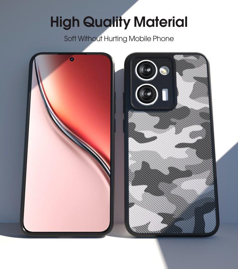 Камуфляжный чехол военного класса с ремешком для Realme P3 Ultra