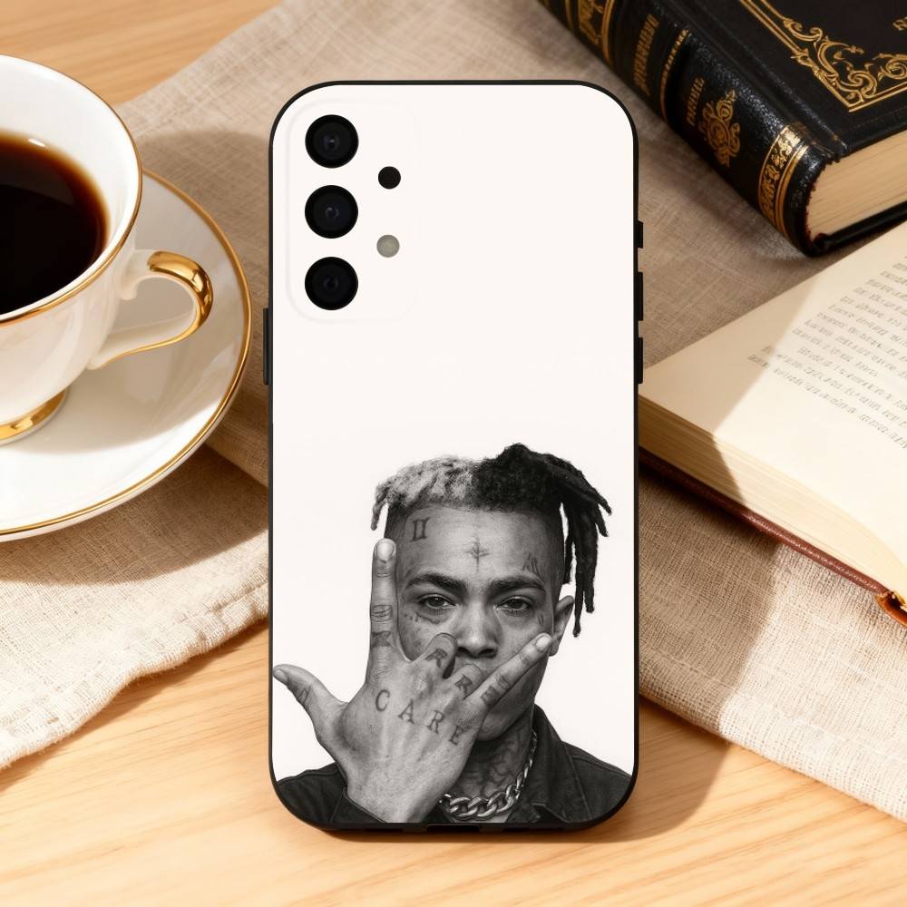Чехол для телефона рэпера X-XXXTentacion для Samsung Galaxy A73, A72, A71, A70, A53, A52, A51, Мягкий силиконовый черный чехол