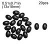 Craft Bear Buttons DIY Tool Doll Animals Noses Safety Parts Doll Oval Noses Plush Dolls Accessories