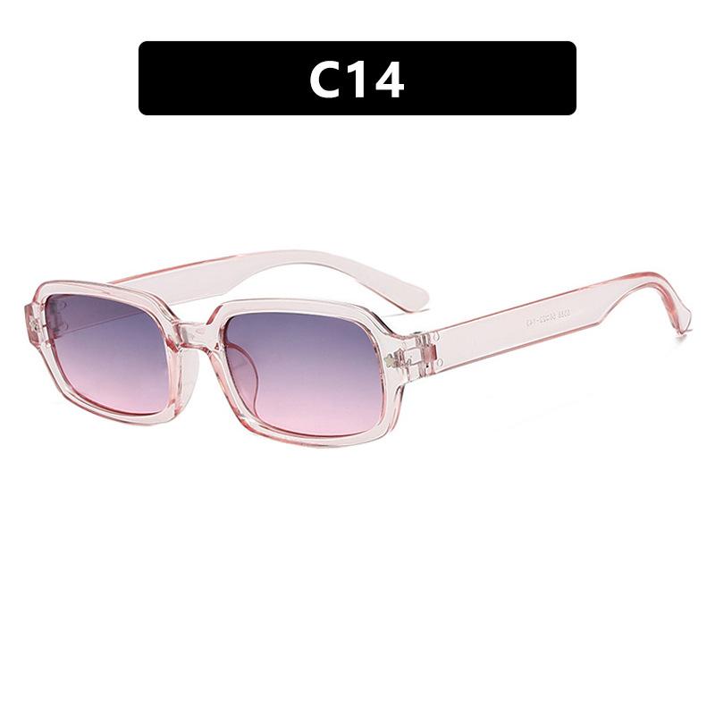 Classic Brand Designer  Luxury Small Frame Square Sunglasses Women For Men Vintage Punk Sun Glasses Popular Hip Hop Shades Uv