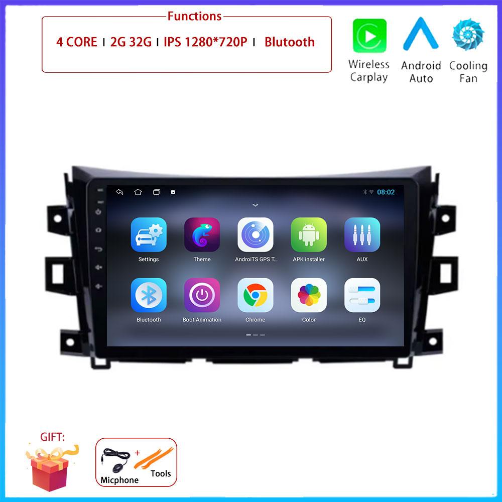 9" 4G Для Nissan NAVARA Frontier NP300 2015 - 2024 Автомобильная Android OS Радио Стерео Мультимедиа Видео GPS Навигационный Плеер QLED экран