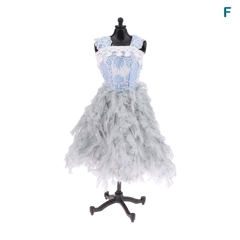 Кукольная одежда для кукол 30 см, вечернее платье, юбка со шлейфом, свадебное платье, платье принцессы, аксессуары для декора кукольного домика