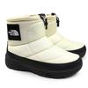 Nuptse Bootie WP Logo Gardenia Size 6 Short, White/TNF Black,