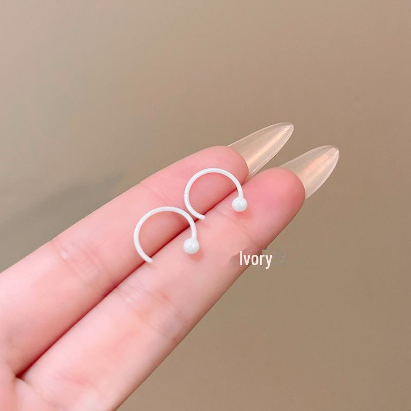 Высококачественные цветные геометрические керамические серьги — удобные для сна, уникальный дизайн.