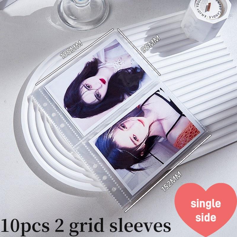 A5/A6 Высокое разрешение Прозрачные Kpop Idol Card Collect Сменные чехлы 10 шт. 3 дюйма DIY Pocards Папка для хранения Сменные чехлы