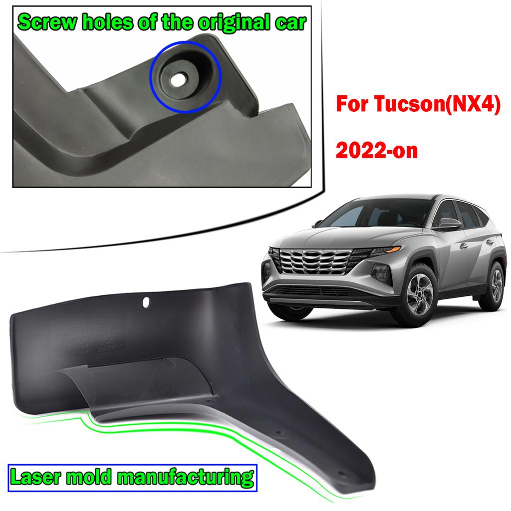 4X Set For Hyundai Tucson NX4 2021 2022 Car Mud Flaps Molded Splash Guards Mudguards Front Rear Styling Fender Cover