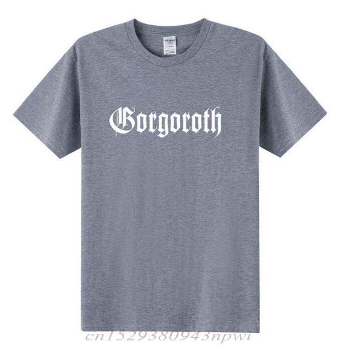 GORGOROTH Футболки Мужские Рок-группа Трэш Блэк СМЕРТЬ ХЭВИ-МЕТАЛ ПАНК Рэп Сумерки Идолов Футболка