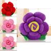 Elegant Romantic Flower Shape Cushion With Bright Colors And Soft Plush Material