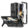 Для Samsung Galaxy Z Fold 6 5 4 Чехол Hinge Armor Противоударный Гибридный Прочный Подставка Магнитная Полная Защитная Стеклянная Пленка Складной Чехол