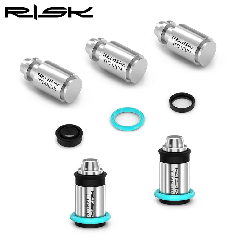 RISK Titanium Alloy Brake Lever Piston for Magura MT2/4/5/6/7/8/HC Oil Disc Brake Piston Rod Sealing Ring Repair Part