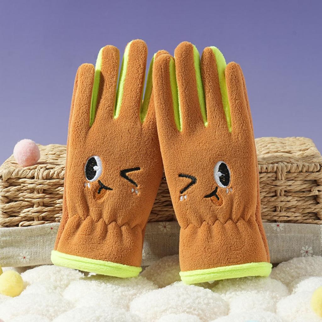 Детские теплые перчатки плюс флисовые перчатки, защищающие от холода