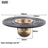Латунный сливной сердечник для пола, быстрый слив, защита от запахов и насекомых, сливной фильтр для раковины, предохранитель обратного потока для душа, заглушка фильтра