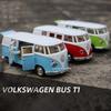 1:36 Volkswagen VW T1 Автобус Игрушечная Машинка Модель Сплав Литье под Давлением с Открывающимися Дверями Модели Фургонов Лучшие Подарки для Мальчиков Детская Игрушка