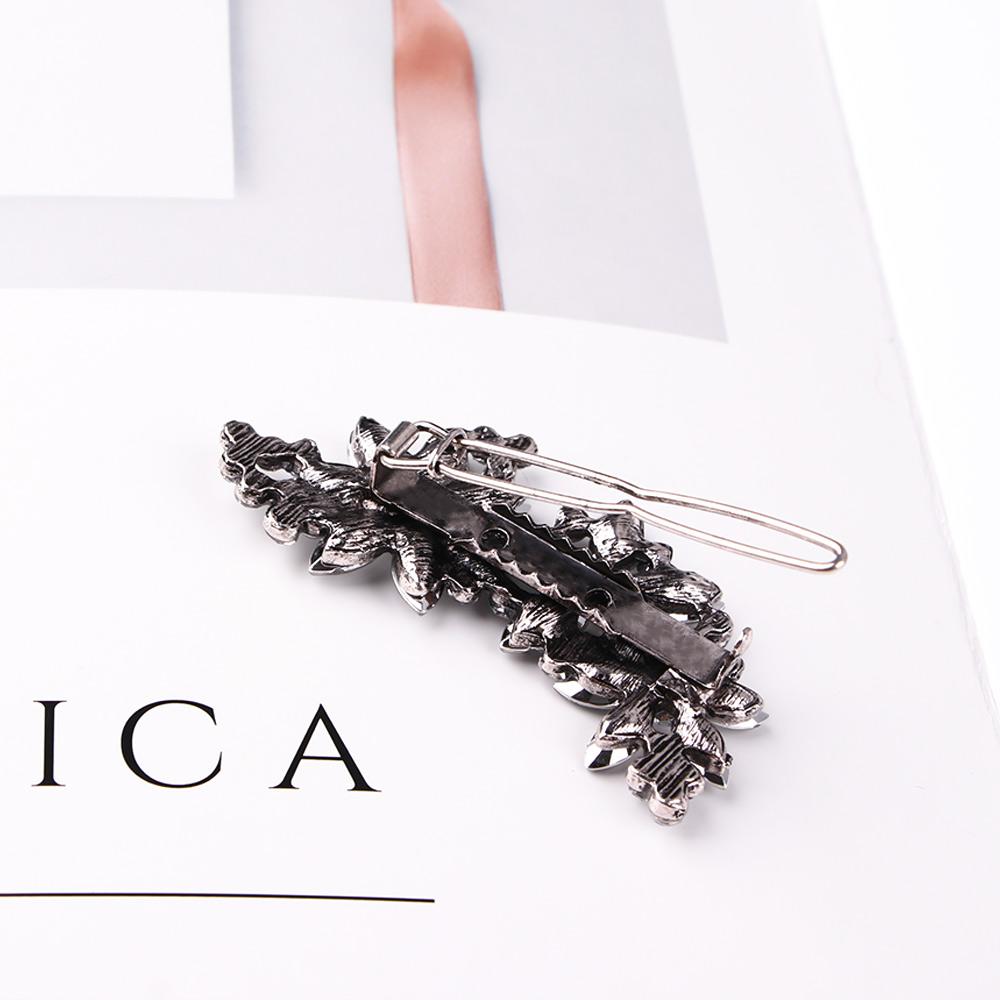 Fashion 1Pcs Rhinestone Hairpins Bride's Women's Flower Crystal Hair Clip Jewelry