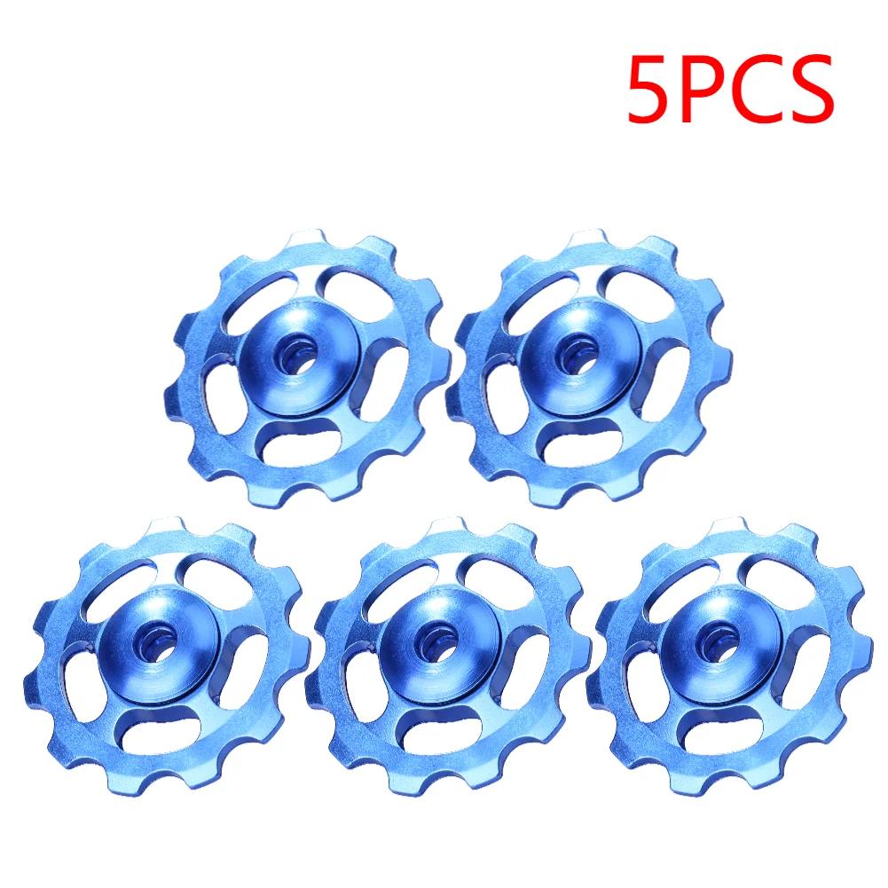 1-5 шт. Задний переключатель скоростей велосипеда Тщательное изготовление Длительный прочный ролик натяжителя 11T Велосипед Керамический подшипник Направляющий ролик