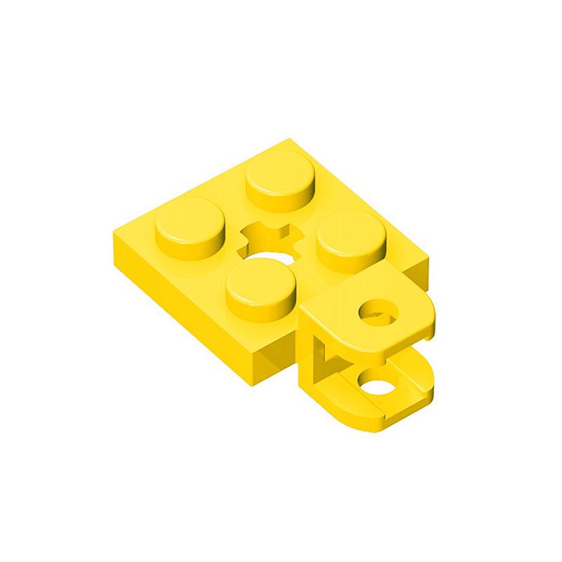 BRICKE 2x2 Ball Joint Base Plate, Compatible with LEGO 63082, DIY MOC Building Blocks