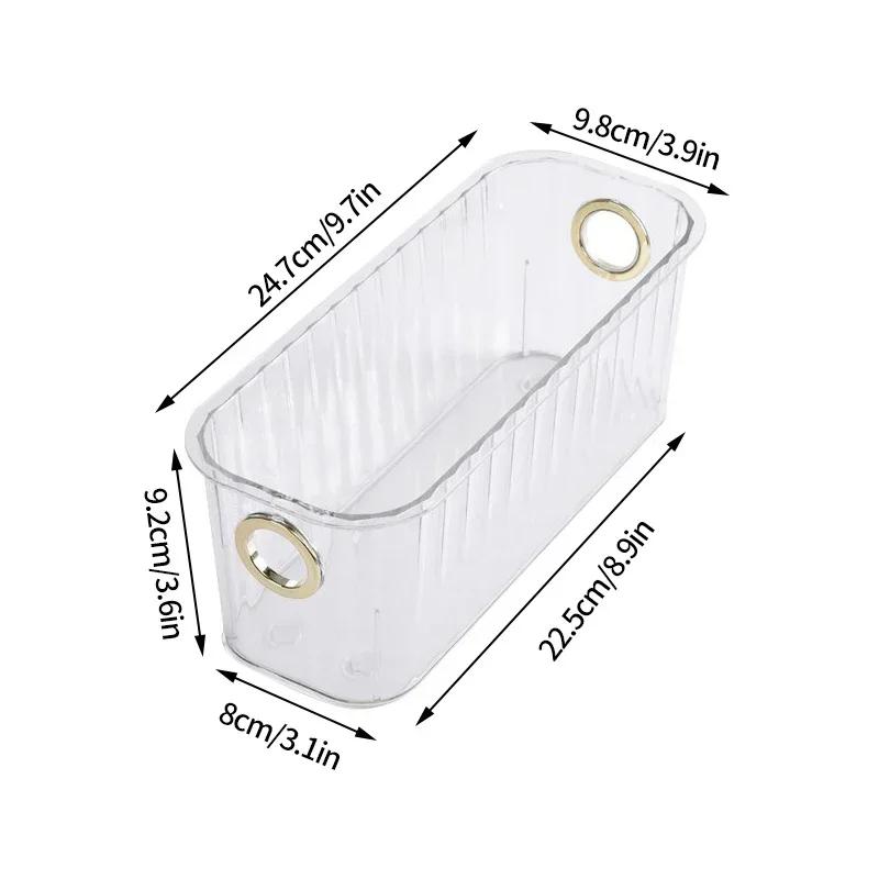 Роскошный настольный ящик для хранения косметики, акриловый ящик для хранения в ванной комнате, корзина для хранения мелочей, корзина для хранения косметики, органайзер, стеллаж