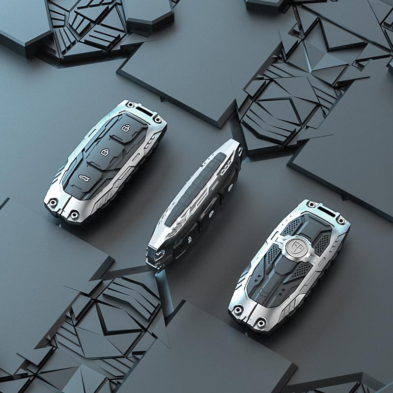 Для LIXIANG L9 L8 L7 L6/MEGA MAX ONE Автомобиль Специальный Защитный Чехол Пряжка Оцинкованный Сплав Силиконовый Чехол для Автомобильного Ключа Аксессуары