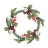 Christmas Welcome Santa Claus Wreath Stickers Christmas Home Door Window Decals ARI