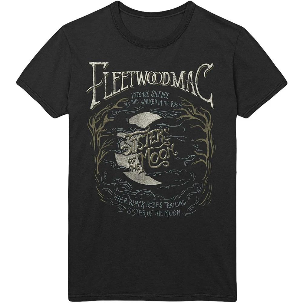 Рок-группа Fleetwood Mac Хлопковая Графическая Футболка с Обложкой Альбома Мужские Женские Рубашки 2026 Новая Летняя Весенняя Хип-хоп Y2k Модная Рубашка