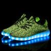 Led Fiber Optic Shoes for Men Women USB Recharge Glowing Sneakers Man Light Up Shoes Sports Shoes Size 25-46
