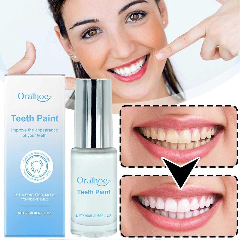 Teeth Paint Instants Tooth Whitening Paint Remove Stains Plaque Oral Care Essences for Home Travel
