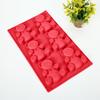 Bear Mold Easy Demolded Non-stick Heat-resistant DIY Silicone 6 Grids Mousse French Ice-cream Jelly Pudding Mold Kitchen Supplies