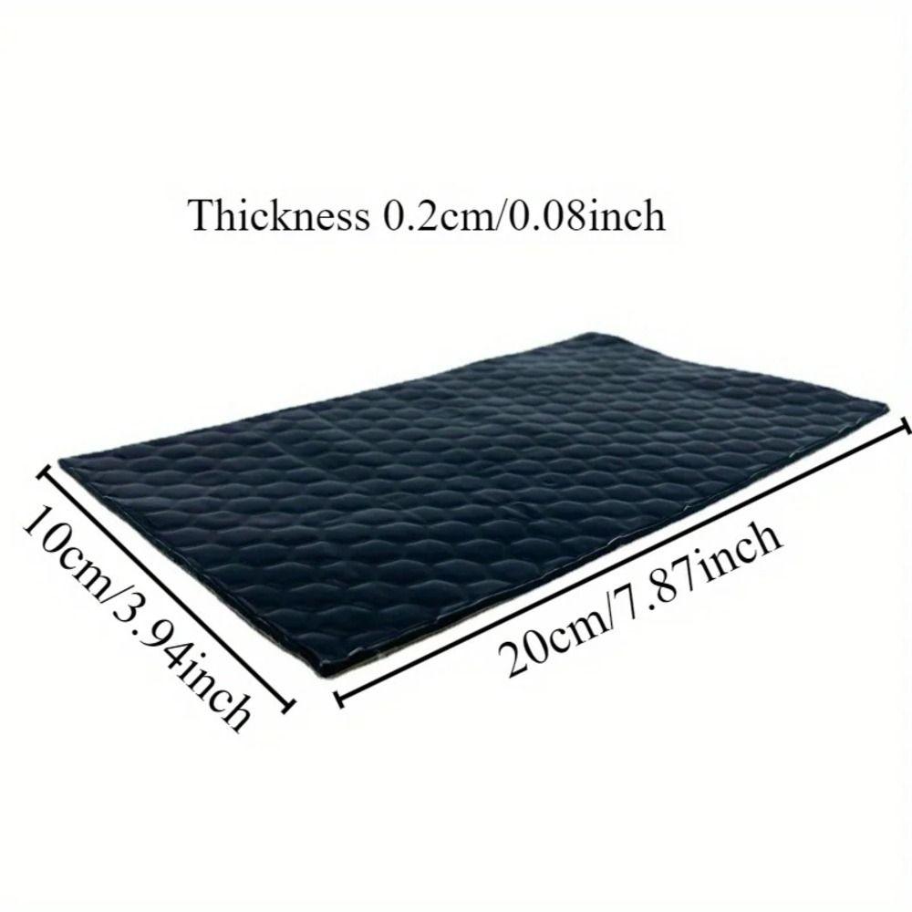 1Pcs Butyl Rubber Composite Car Sound Deadener Soundproofing Board for Car Door Trunk Hood