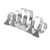 304 Stainless Steel 2/5/10Pcs/Lot Pipe Clamp Trachea Clamp Fixed Locking Clamp With Handle Throat Hoop Hand Twist Pipe