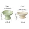 Non-slip Base Anti-Tip Cat Bowl Tilted Angle Neck Protection Bowl Slanted Pet Bowl  Senior Pets