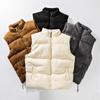 Autumn Winter Men's Cotton Vest Thick Warm Men Sleeveless Jacket Waistcoat Harajuku Fashion Vests