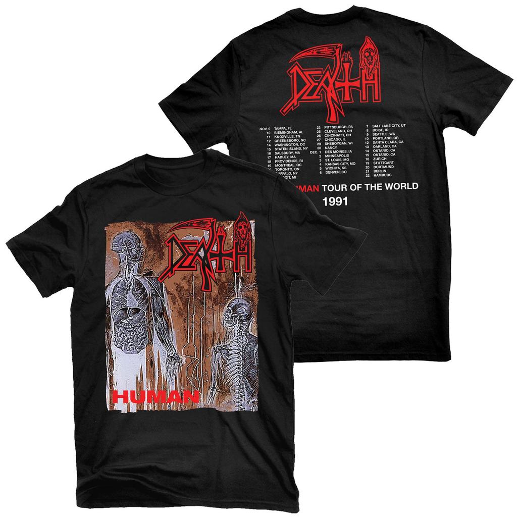 Death Classic Logo Heavy Metal Rock Band Style Summer Casual TShirt Unisexs and Womens Luxury Brand Top New Art