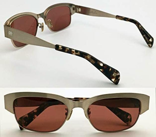 Солнцезащитные очки с поляризацией PP, защита от ультрафиолета, солнцезащитные очки для вождения, высококачественная оправа, линзы из поликарбоната ручной работы (Фенол Фталеин) (Золото)