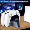 5 ЦВЕТОВ для Зарядной Станции Dual Fast Charger для Контроллера PS5, Type-C и Игрового Контроллера PS5 Edge, Индикатор