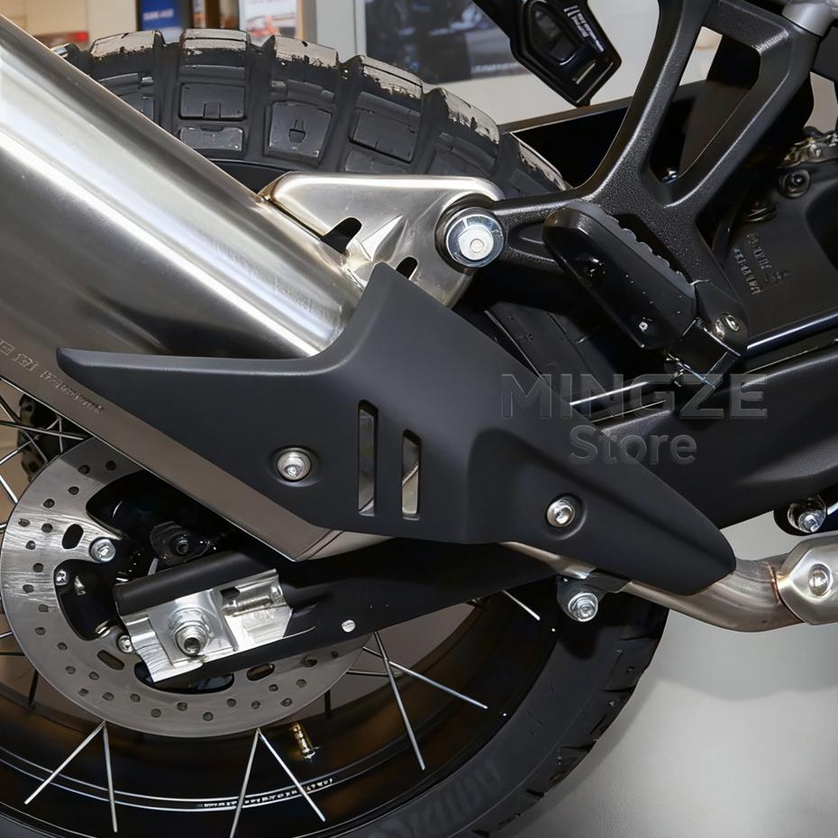 Для CFMOTO CF450MT Накладка на выхлопную трубу Защитная пластина от ожогов на глушителе Защитный кожух Теплоизоляционная пластина CF400-8-8A Аксессуары