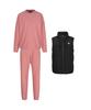 KAPPA [Set] Women'S Training Set + Padded Vest Pink